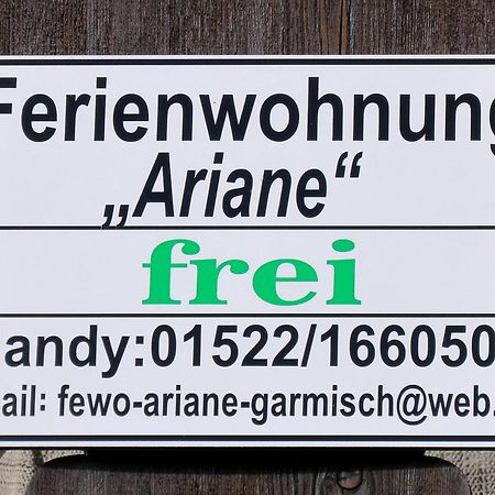 Ferienwohnung Ariane Garmisch-Partenkirchen Dış mekan fotoğraf